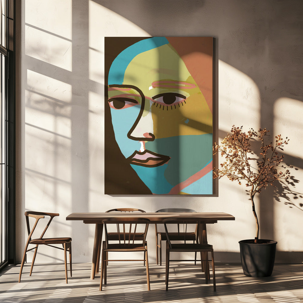 Abstract face | Canvas