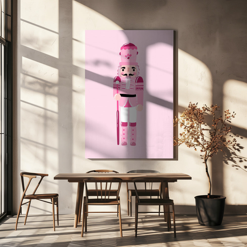 Pink Nutcracker Charm | Canvas