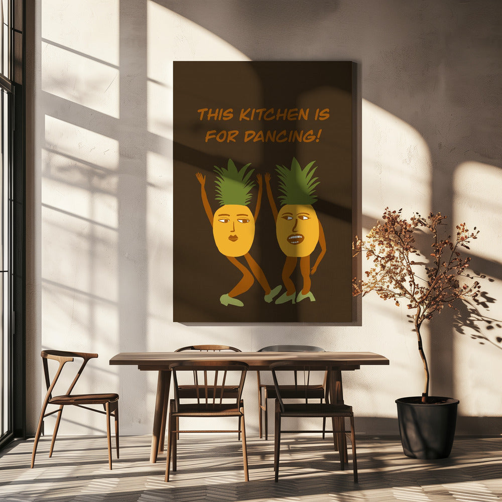 Dancing pineapples | Canvas