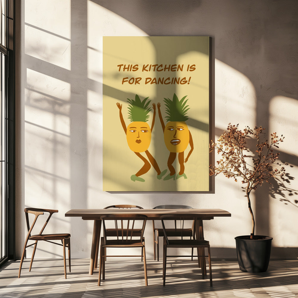 Dancing pineapples | Canvas