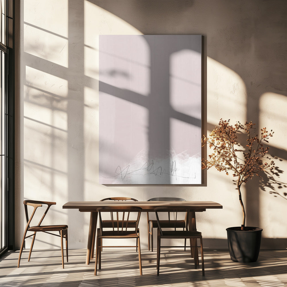 Whispers in Soft Beige | Canvas