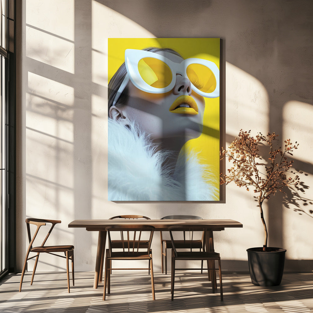 The Yellow Model | Canvas