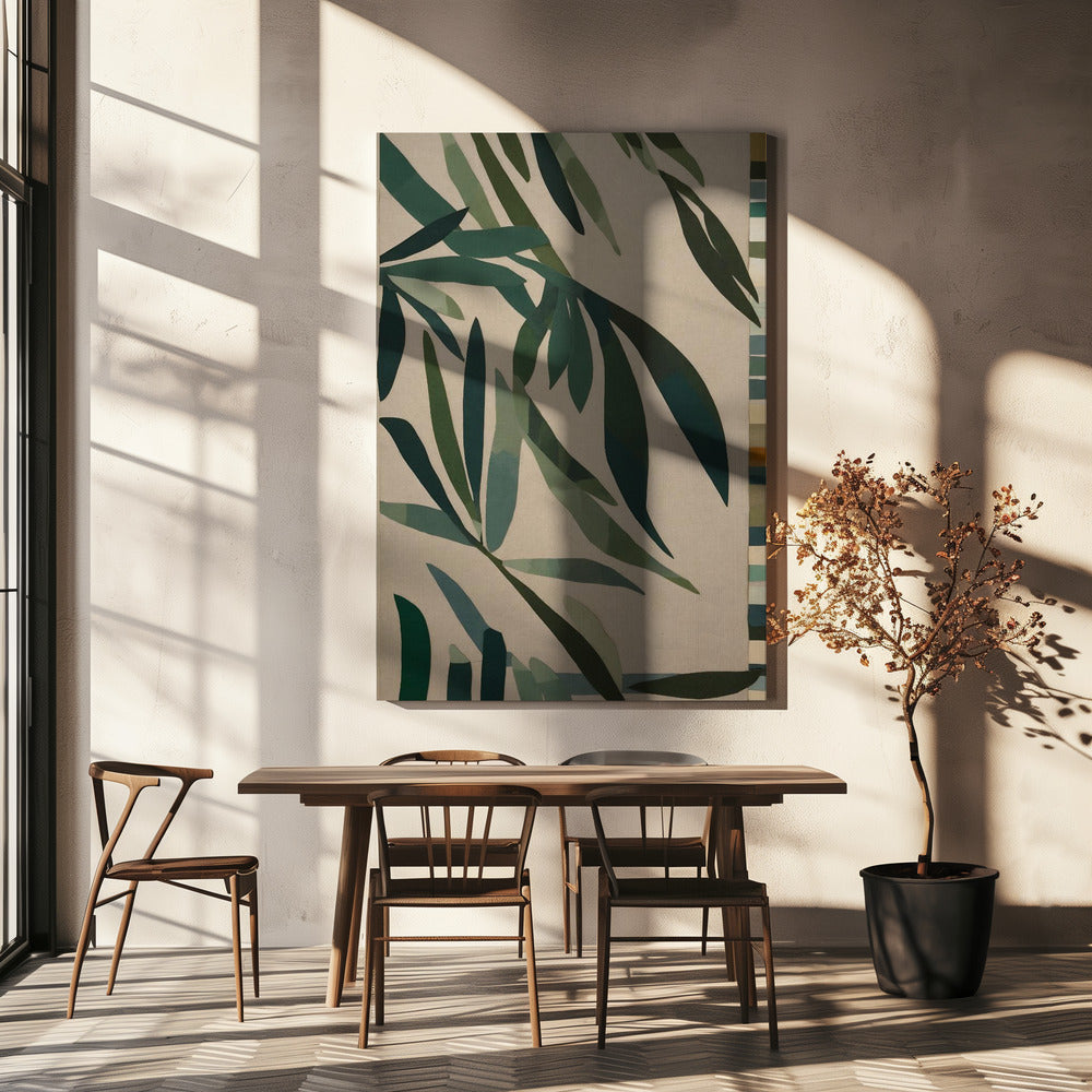 Leafy Mosaics | Canvas