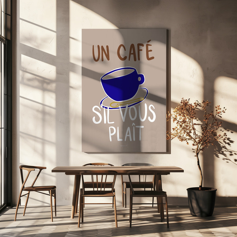 Un café | Canvas