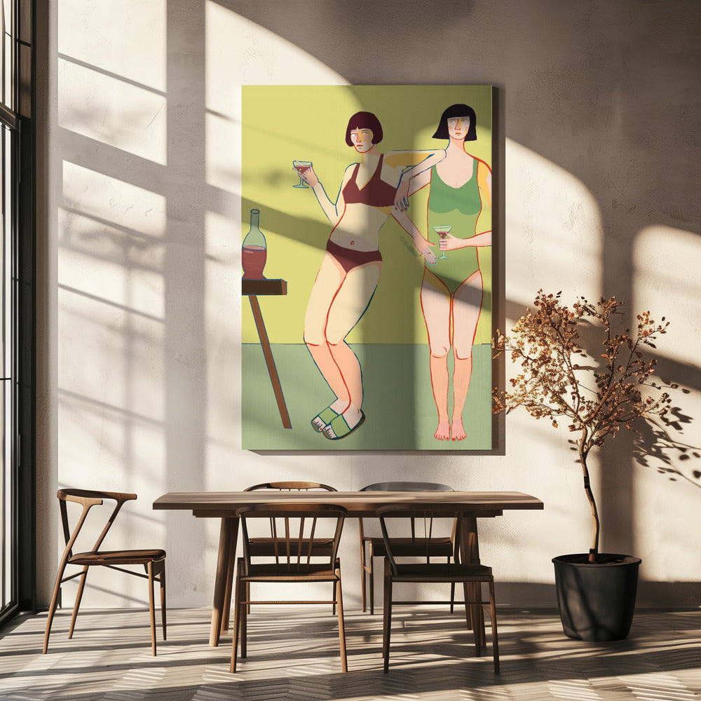 Loungin’ Ladies | Canvas