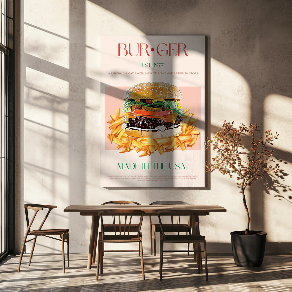 Classic American Bite | Canvas