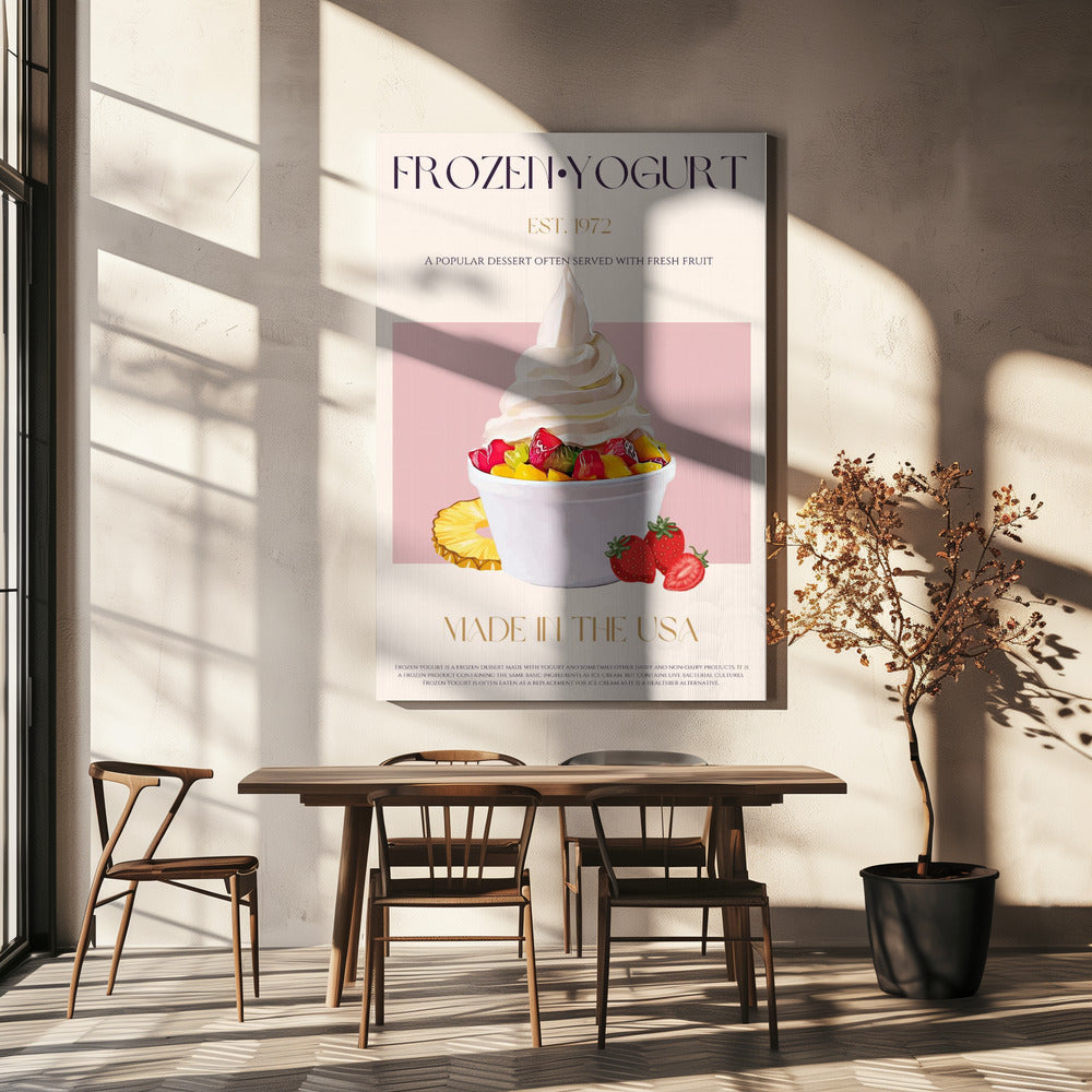 Swirl of Frozen Yogurt | Canvas