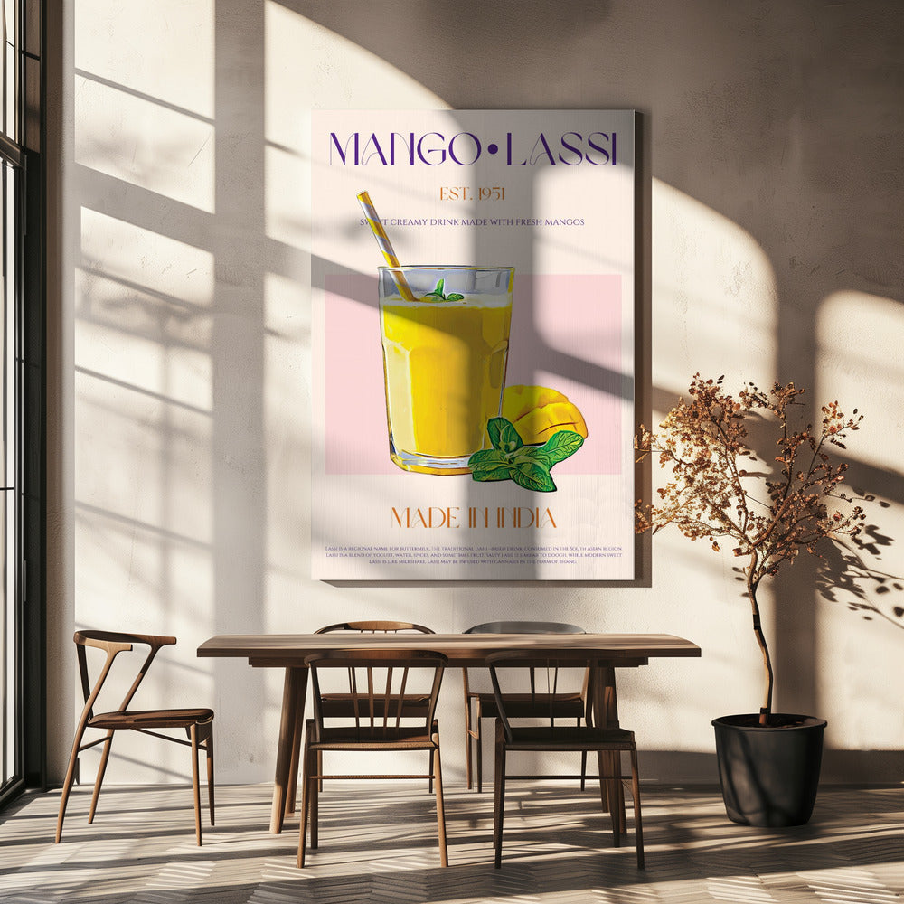 Mango Lassi Delight | Canvas