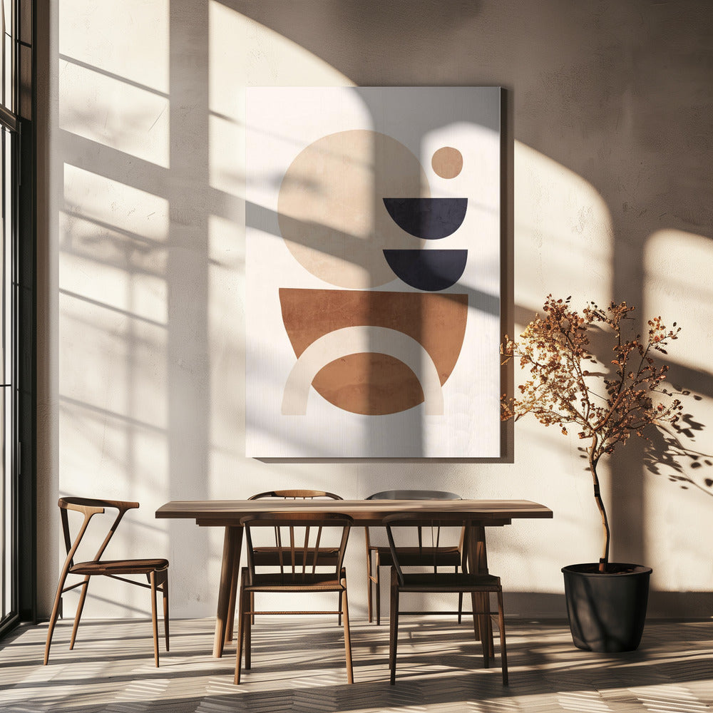 Abstract Minimal Shapes | Canvas