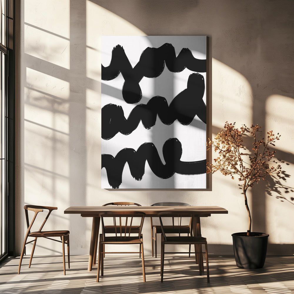 Togetherness Scribble | Canvas