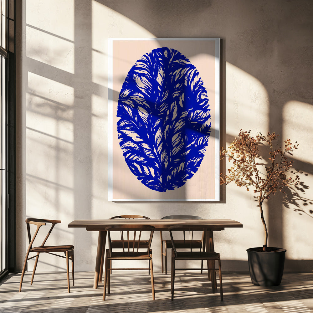 Indigo Bloom Orb | Canvas
