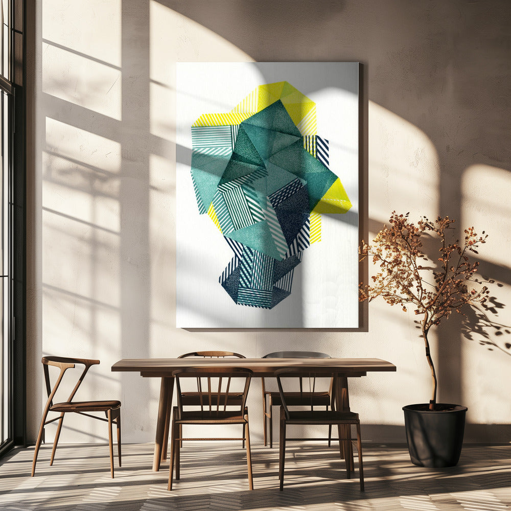 Polygonal Shape V. | Canvas