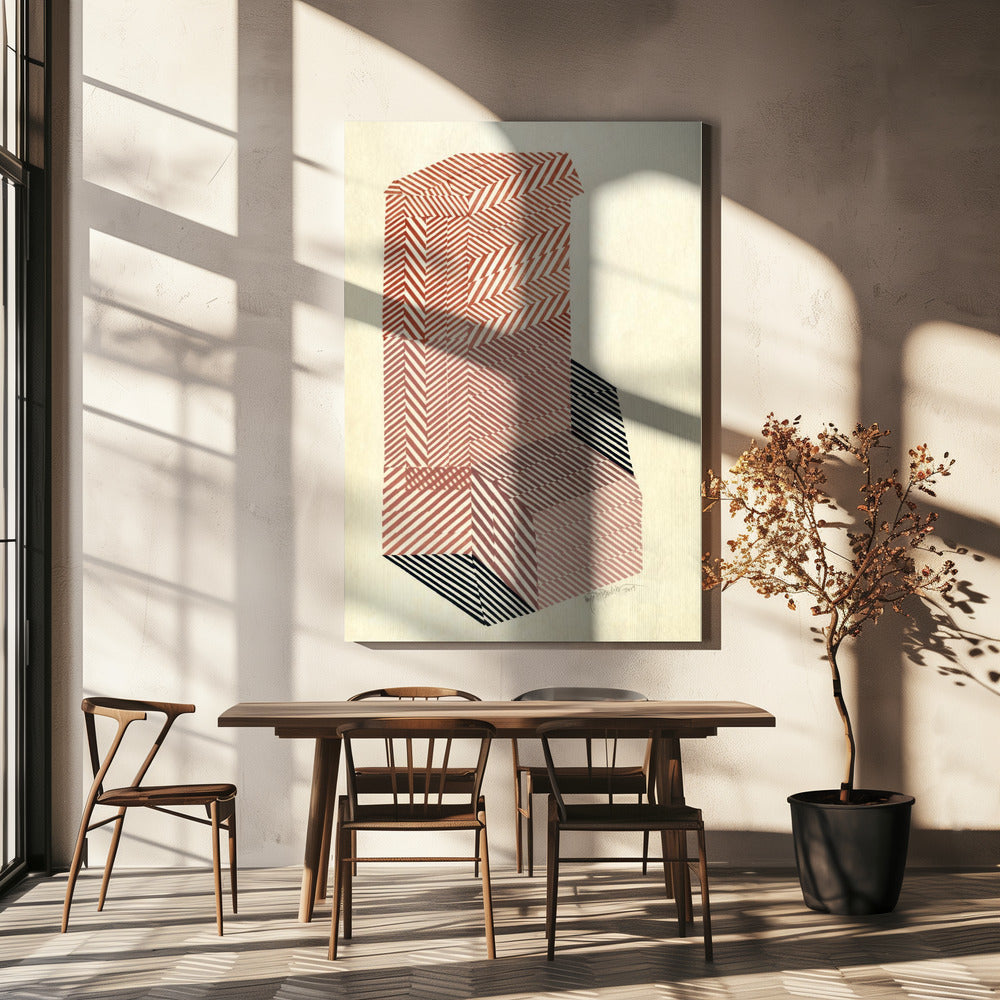 Polygonal shape I. | Canvas