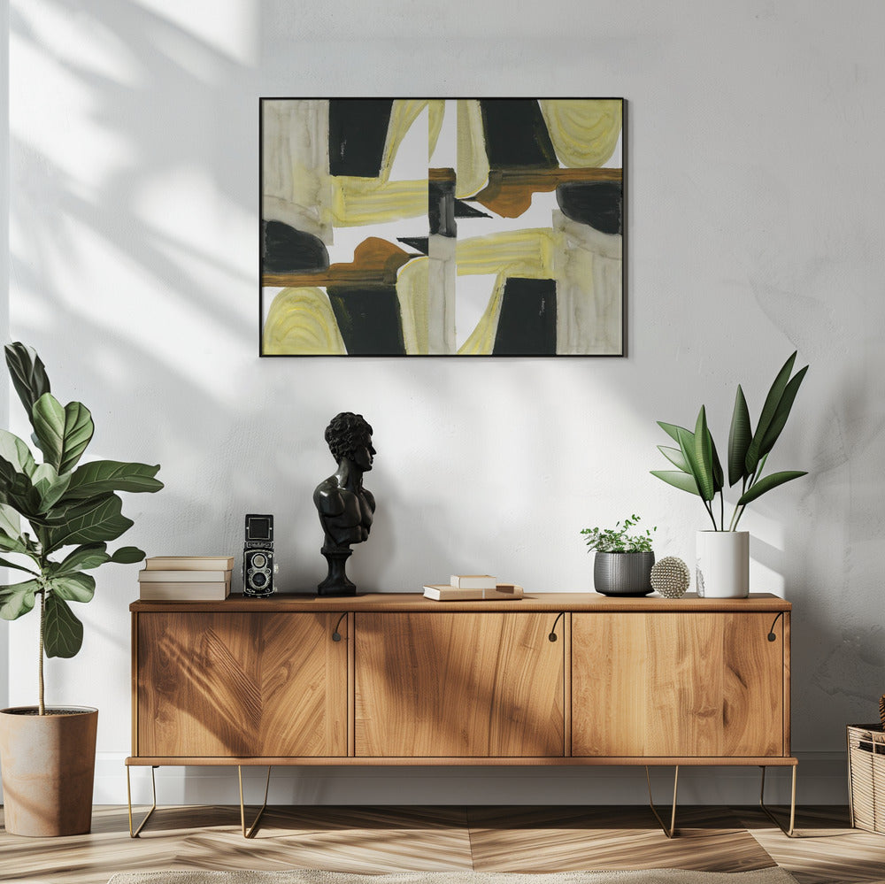 Abstract Cutout Shapes 6 | Poster