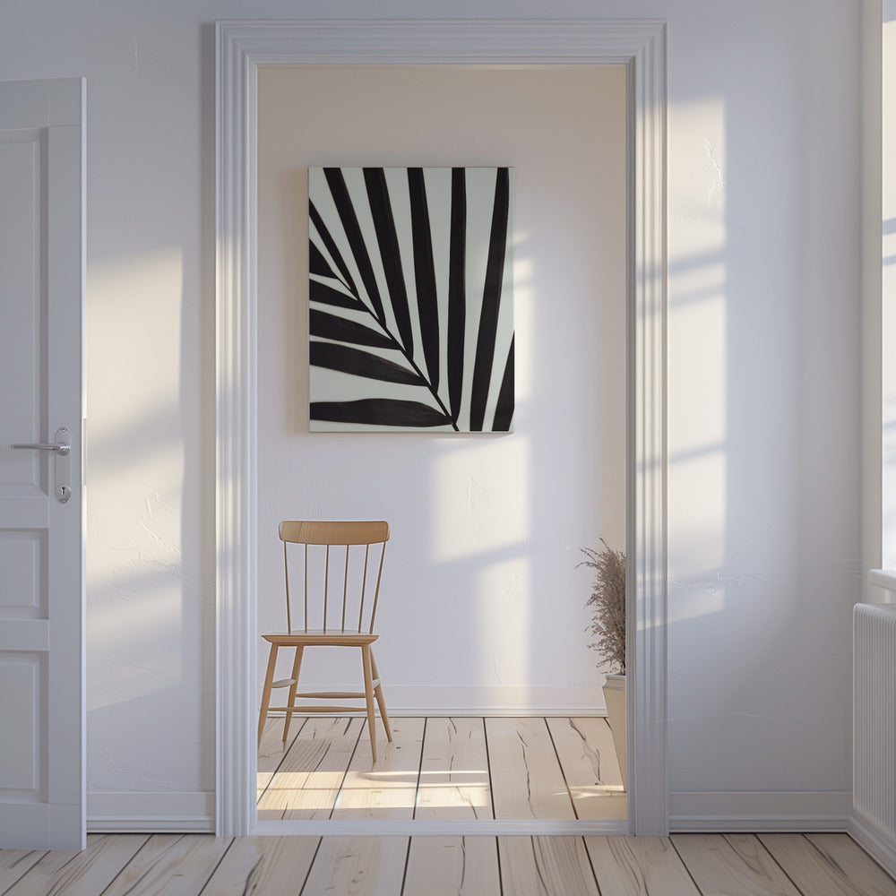 Graphic palm leaf_1 | Canvas