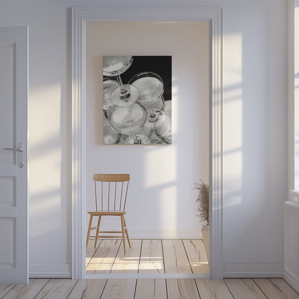 Champagne tower_5 | Canvas