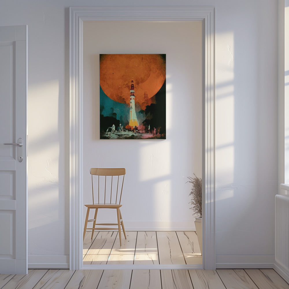 Lunar Launch | Canvas
