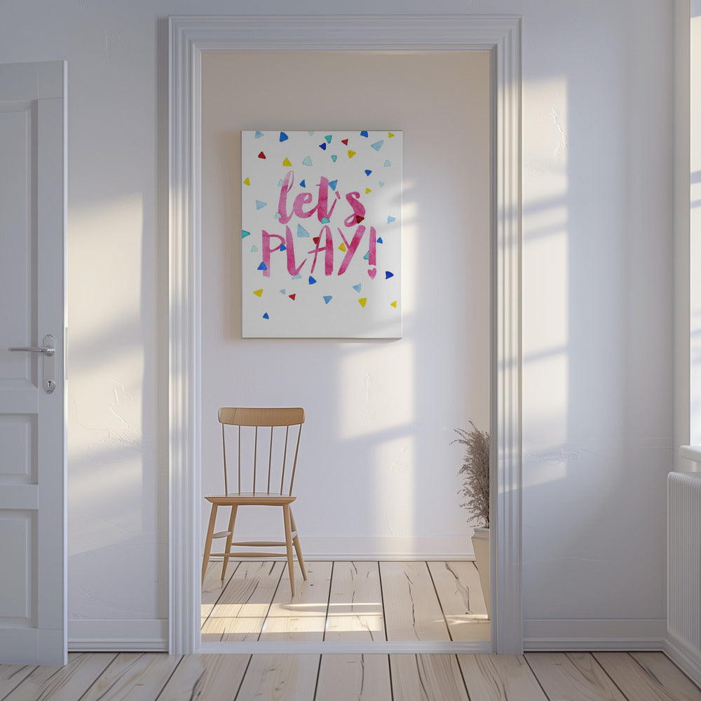 Playful Confetti Burst | Canvas