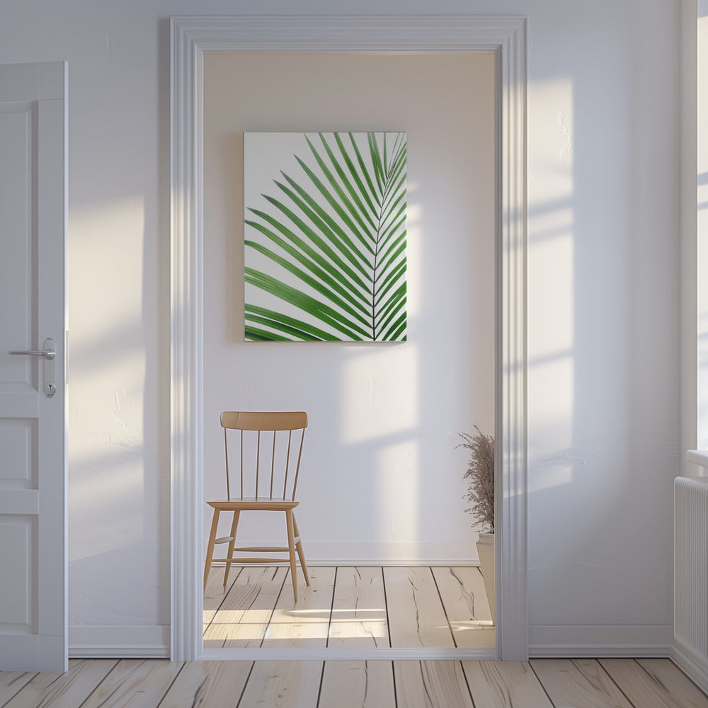 Green Palm Leaf | Canvas