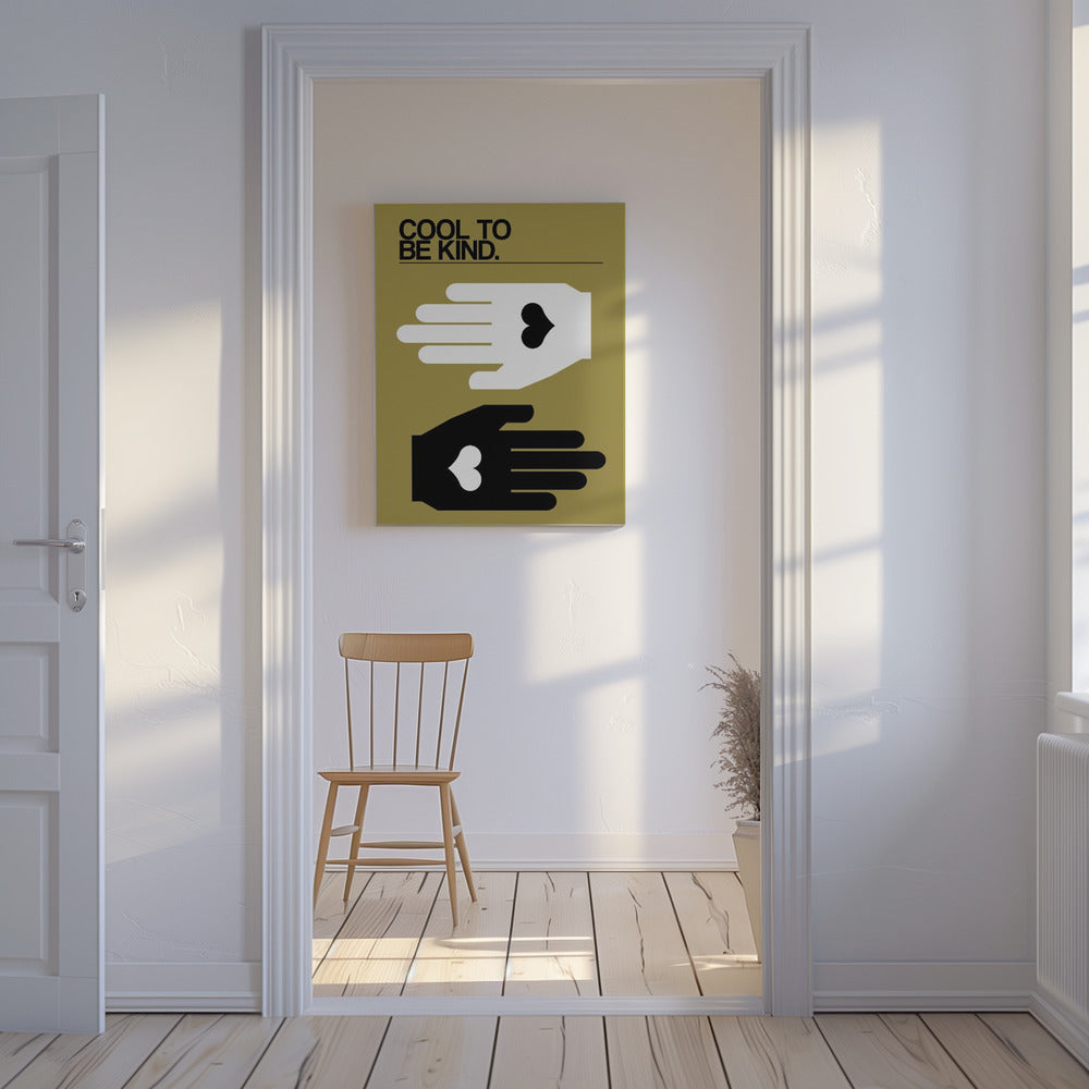 Cool To Be Kind Olive | Canvas