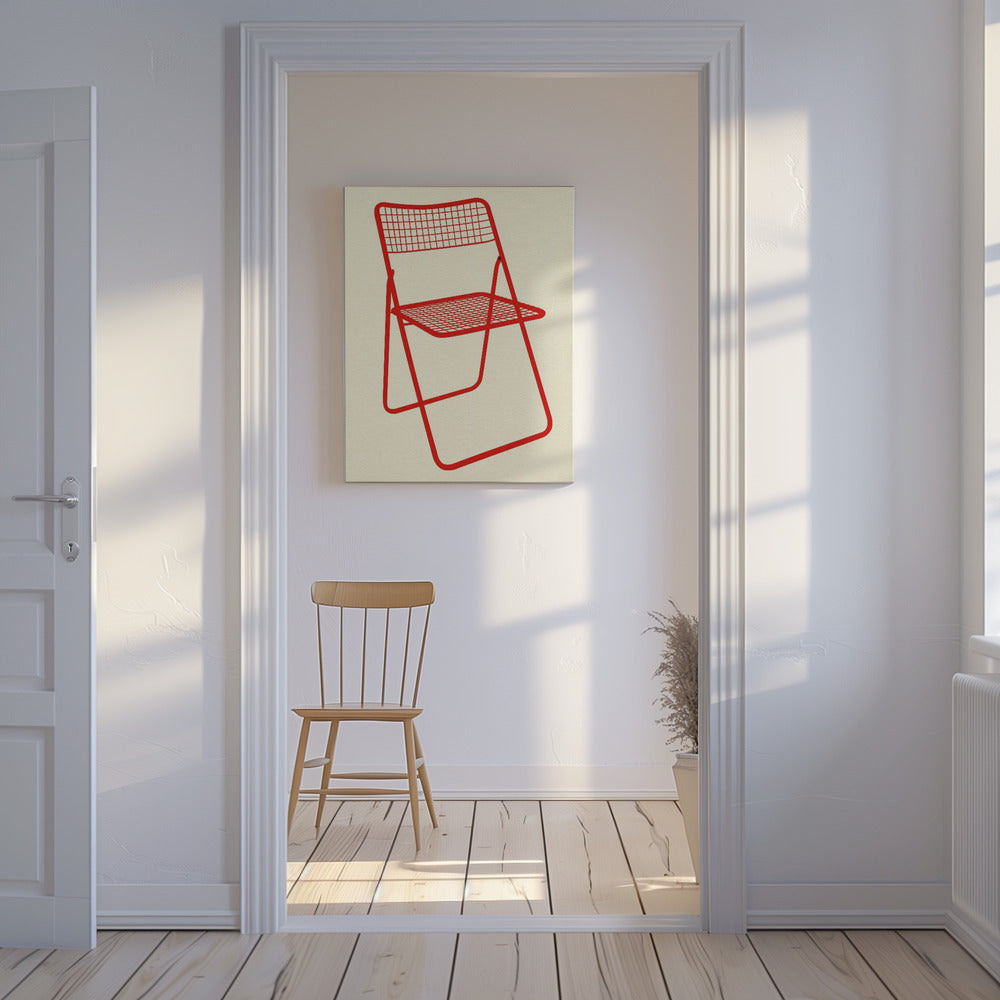 Ted Net Chair Red | Canvas