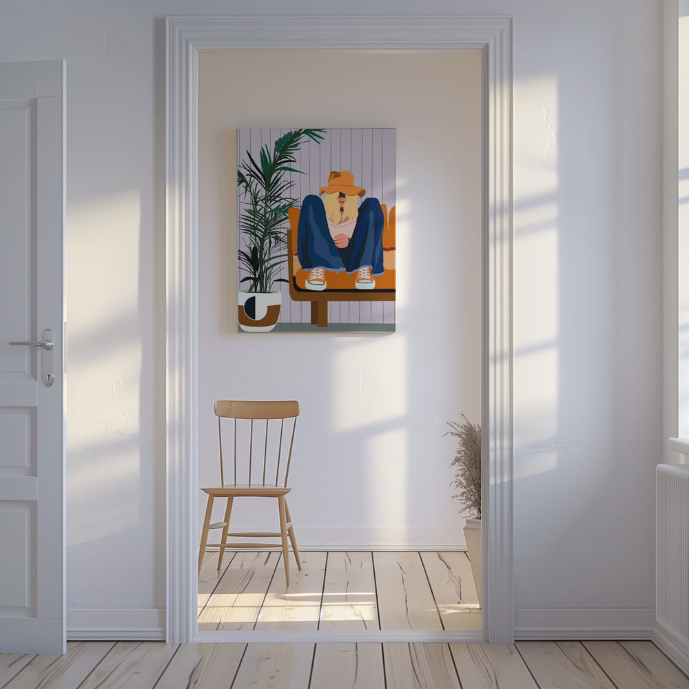 Retro Lounge Vibes | Canvas