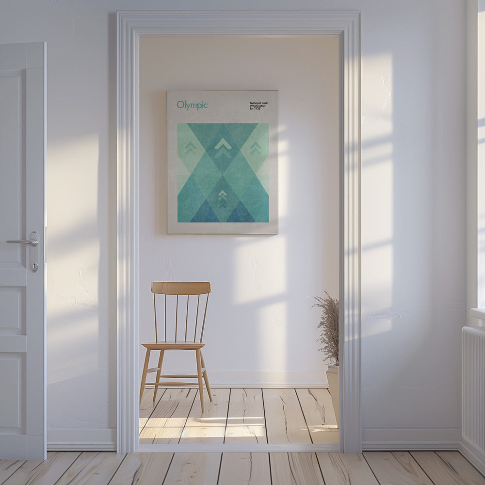 Geometric Peaks | Canvas