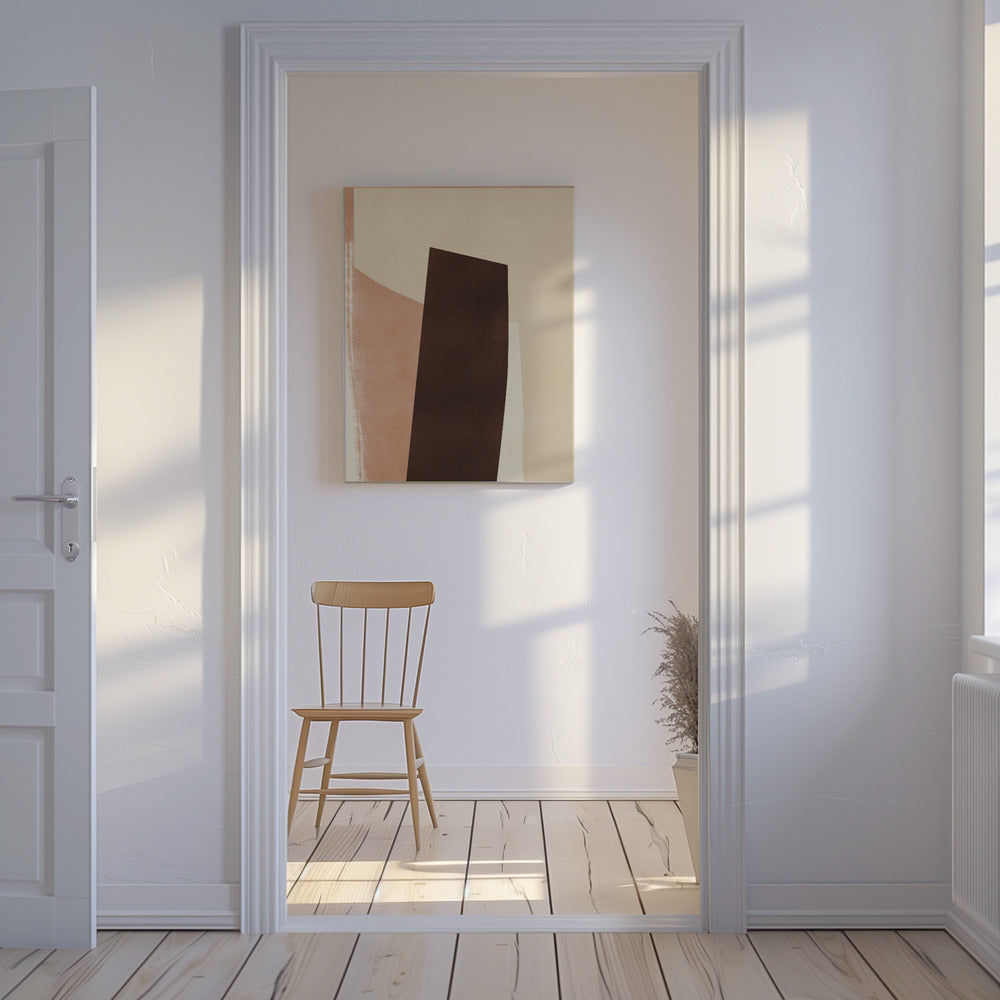 Geometric Shapes in Earthy Tones | Canvas
