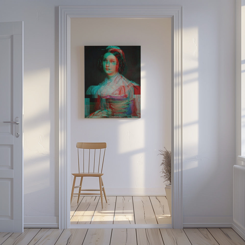 Glitched Portrait of Woman | Canvas