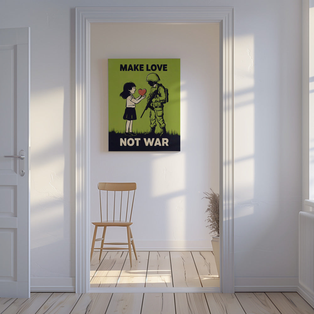Make Love   Not War | Canvas