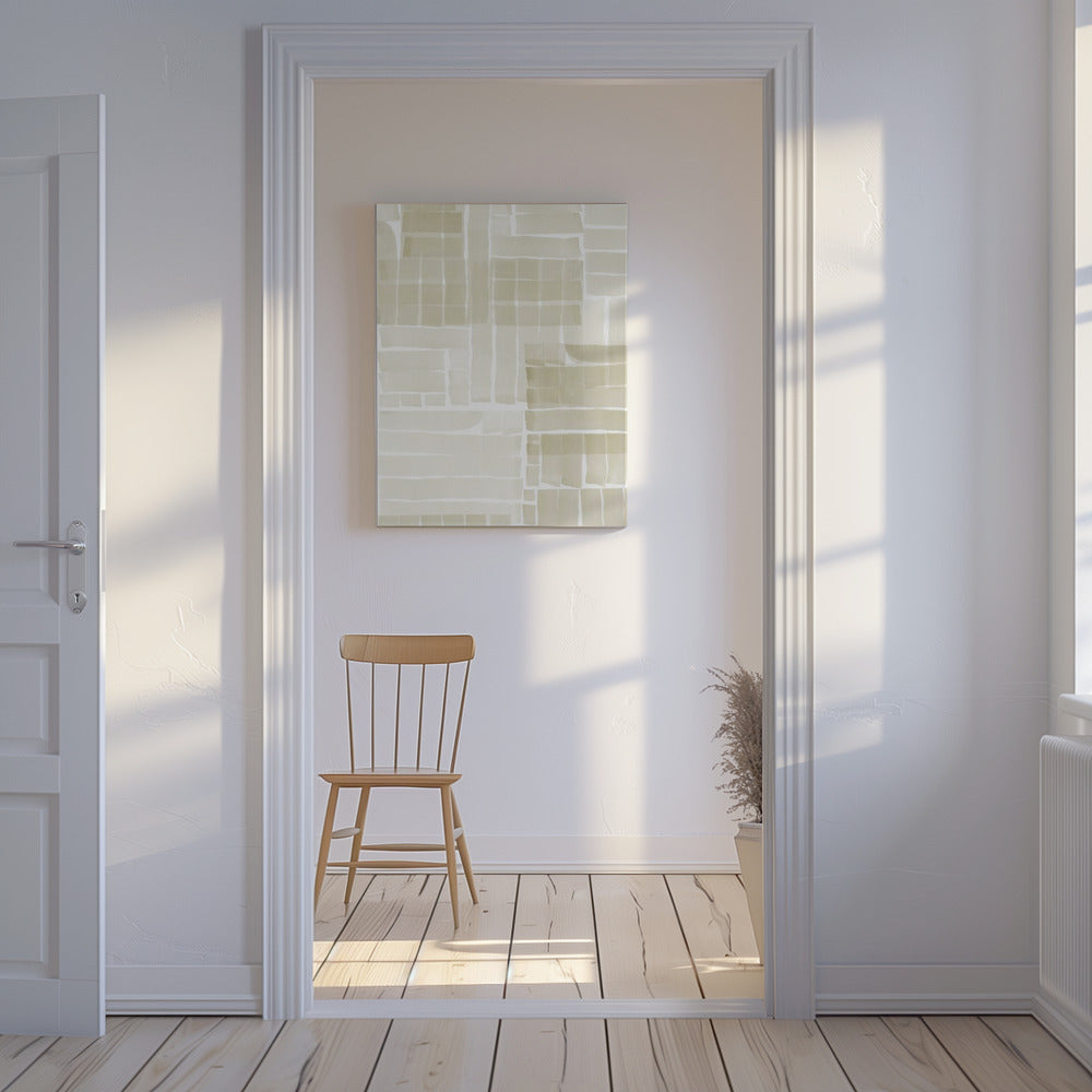 Neutral Tangle Grid 2 | Canvas