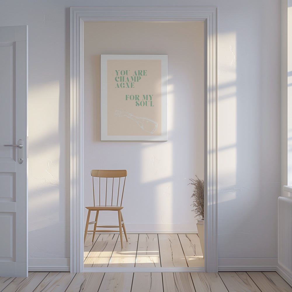 Champagne for my soul | Canvas