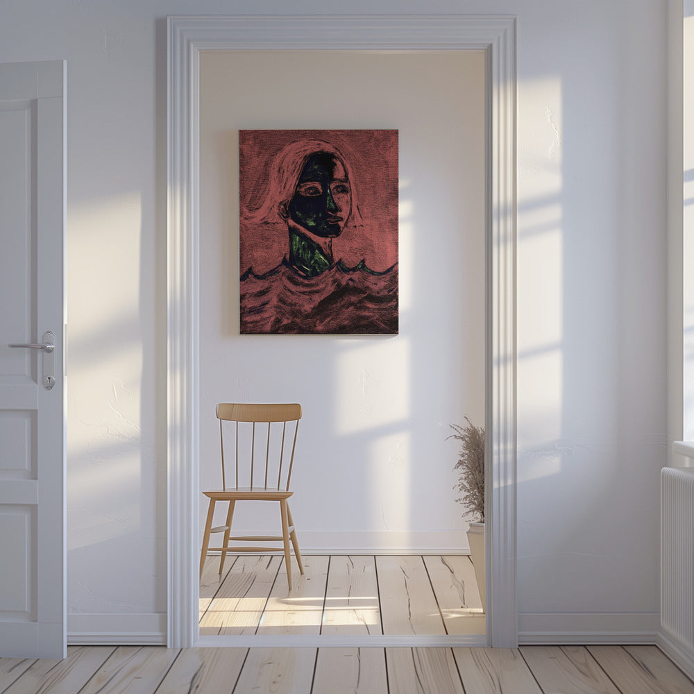 The Swimmer Pink | Canvas