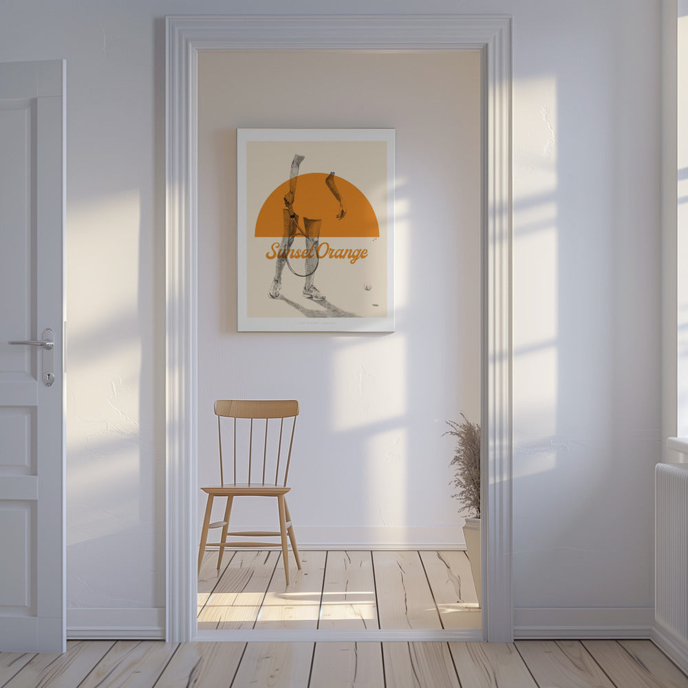 Sunset Orange | Canvas