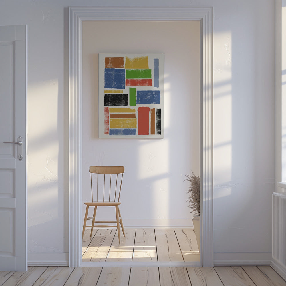 Color Block Harmony | Canvas