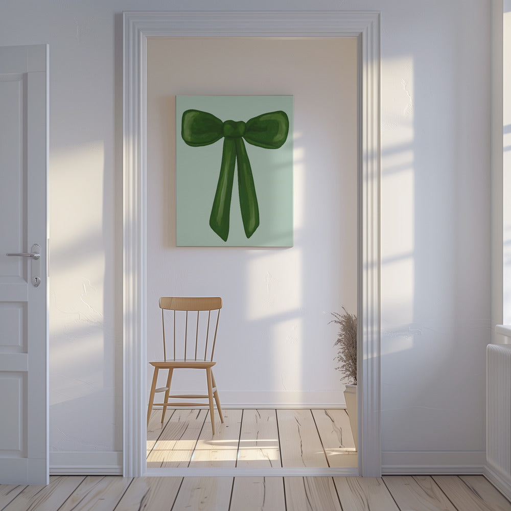Emerald Ribbon Charm | Canvas