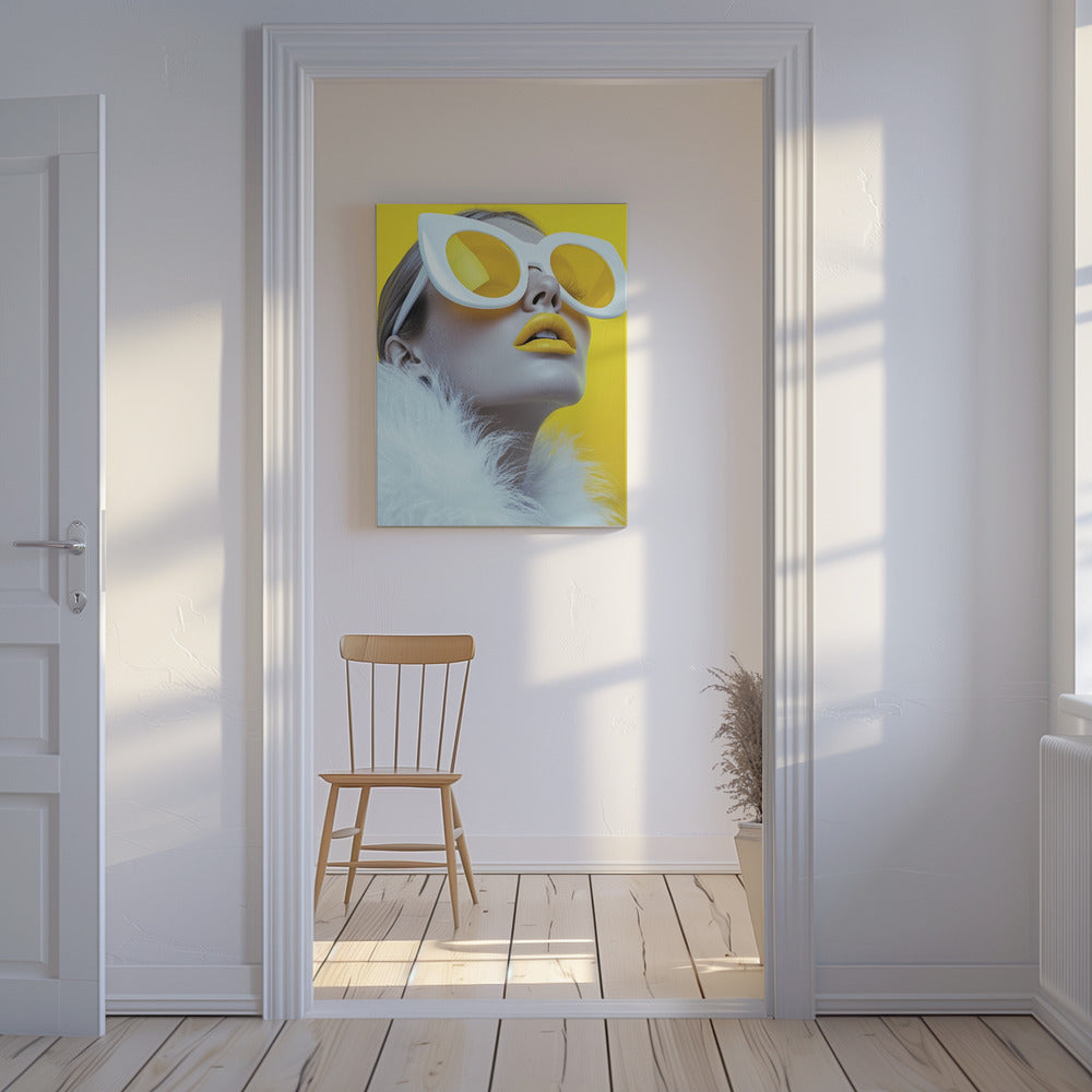 The Yellow Model | Canvas