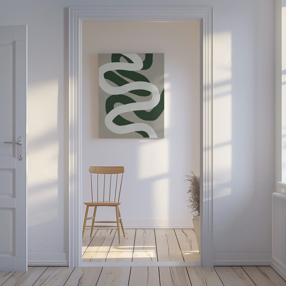 Expressionist curves 3 | Canvas