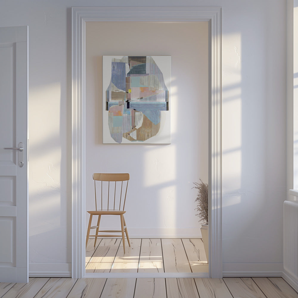 Multi Stripes Collage No 1 | Canvas