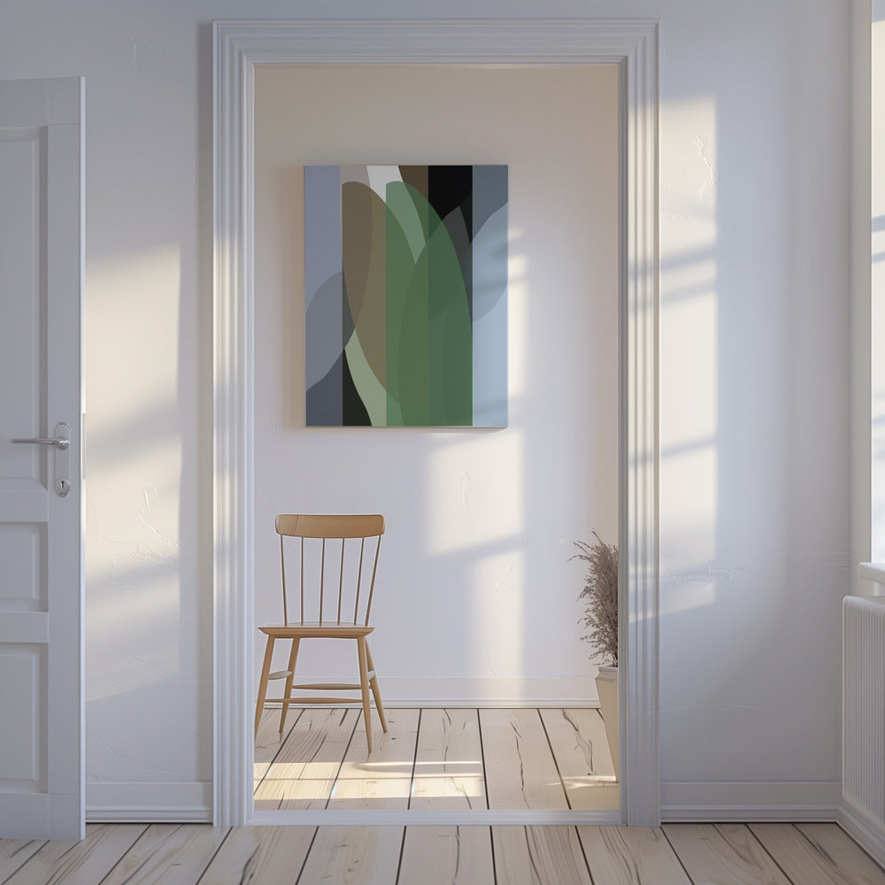 Abstract Shapes Art Print No 3 | Canvas