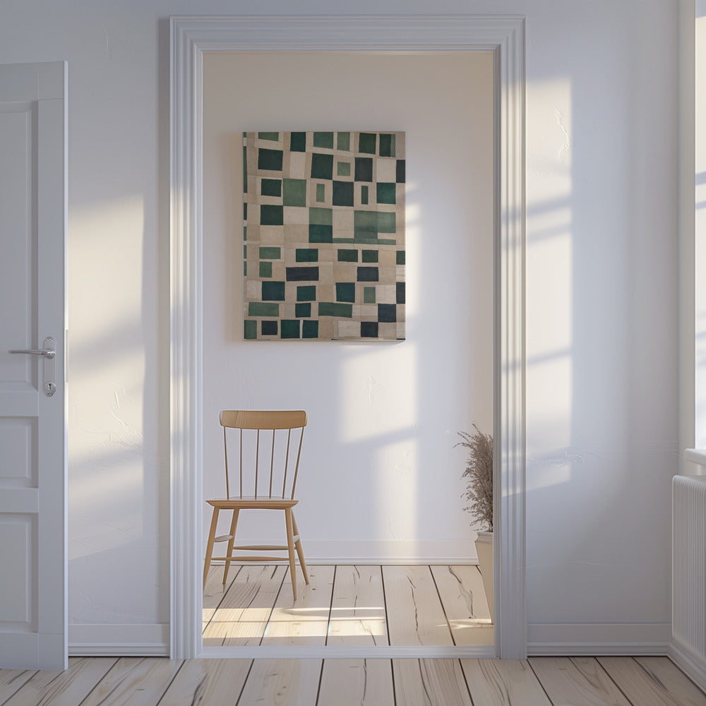 Emerald Mosaic | Canvas