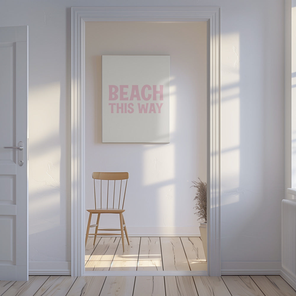 Beach This Way | Canvas