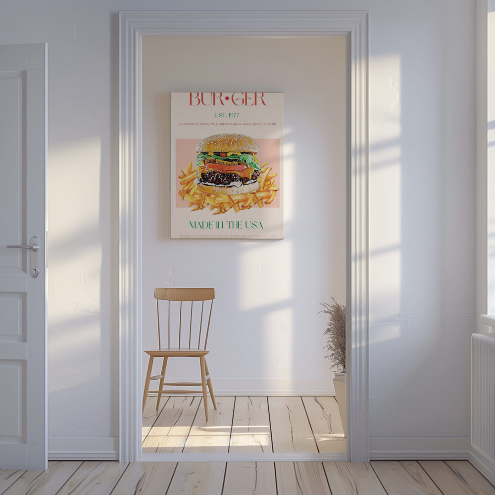 Classic American Bite | Canvas