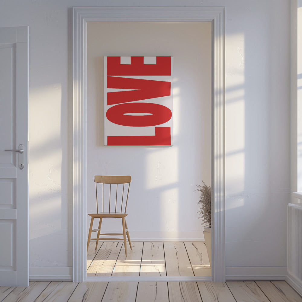 Bold Red Message | Canvas