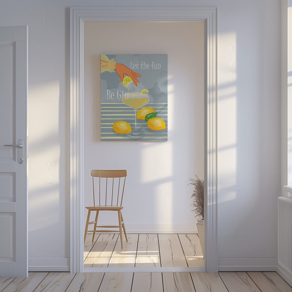 Let the Fun Be Gin | Canvas