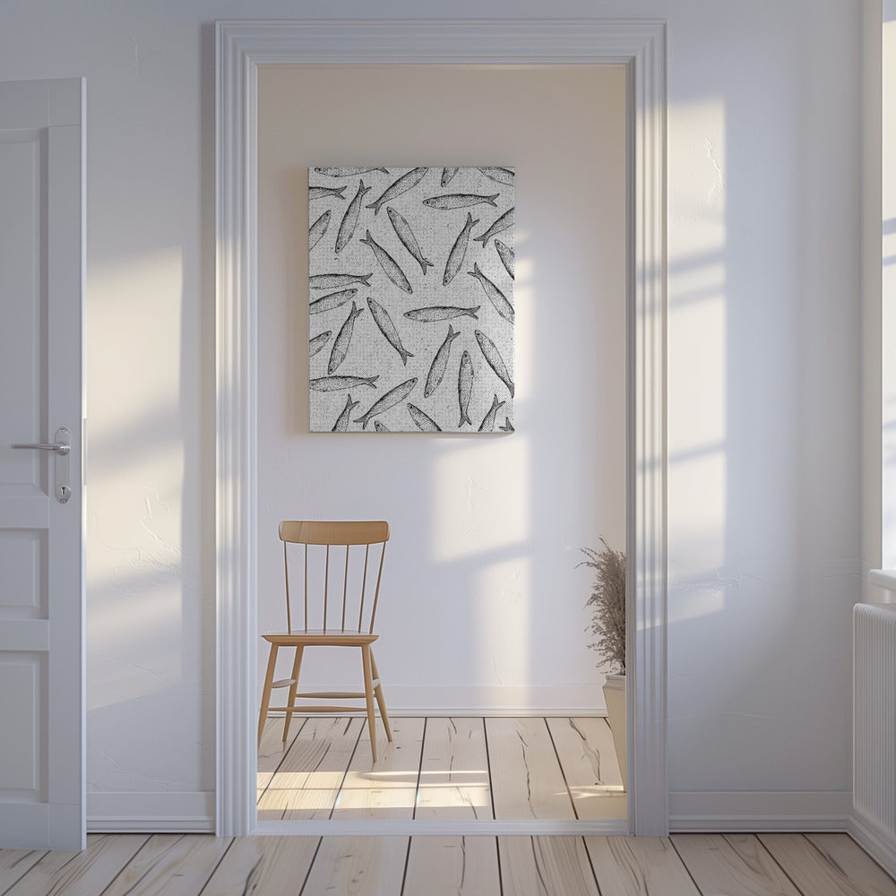Sardine Fish Pattern | Canvas
