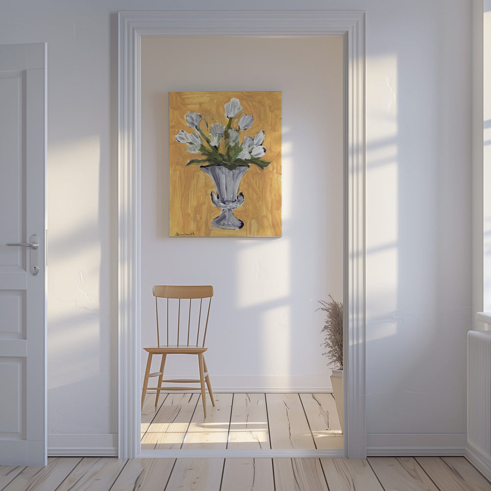 White Tulips | Canvas