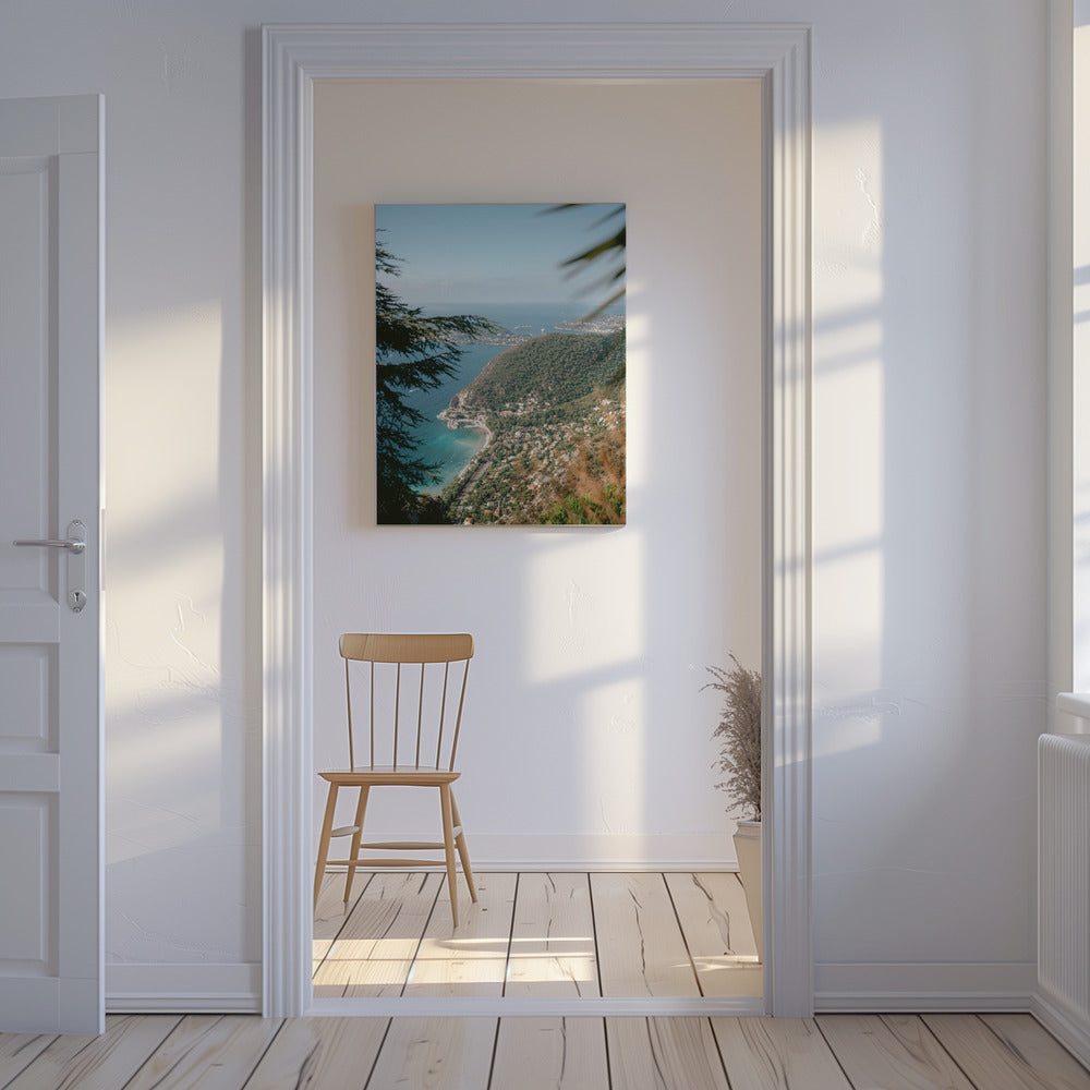Green Hills And Turquoise Waters | Canvas