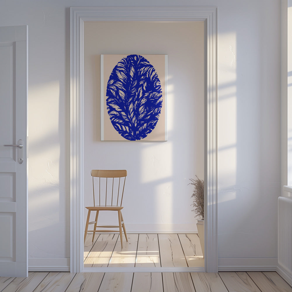 Indigo Bloom Orb | Canvas