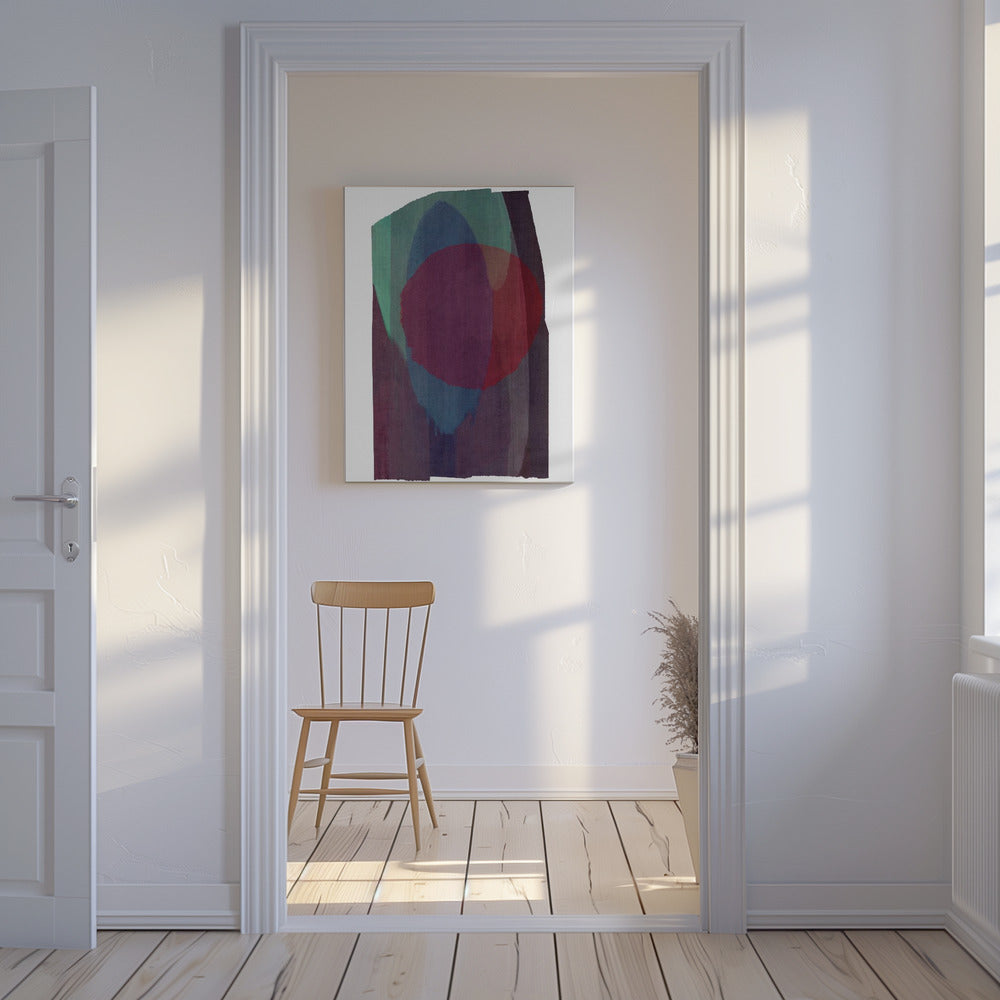 Geometric Shapes In Rich Tones | Canvas